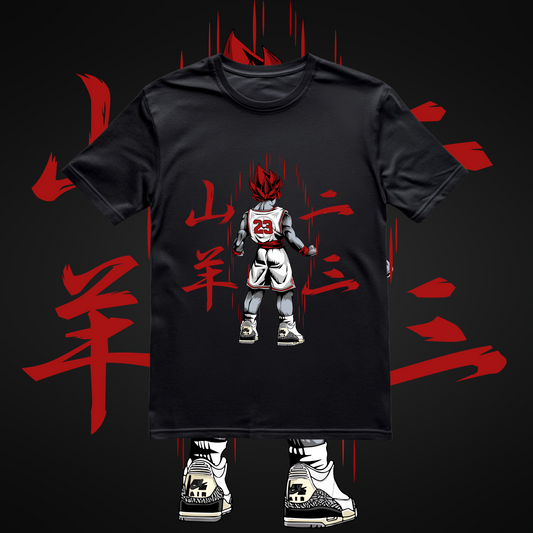 Streetwear Unisex Style Goku Jordan T-Shirt, Dragon Ball Z