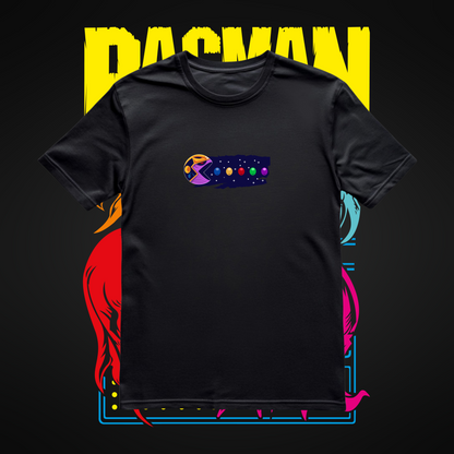 Streetwear Unisex Style Pacman Graphic T-Shirt, Pacman