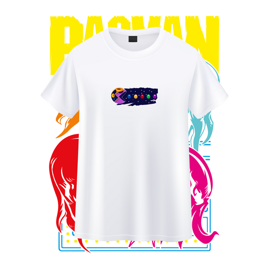 Streetwear Unisex Style Pacman Graphic T-Shirt, Pacman